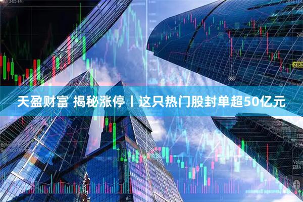 天盈财富 揭秘涨停丨这只热门股封单超50亿元
